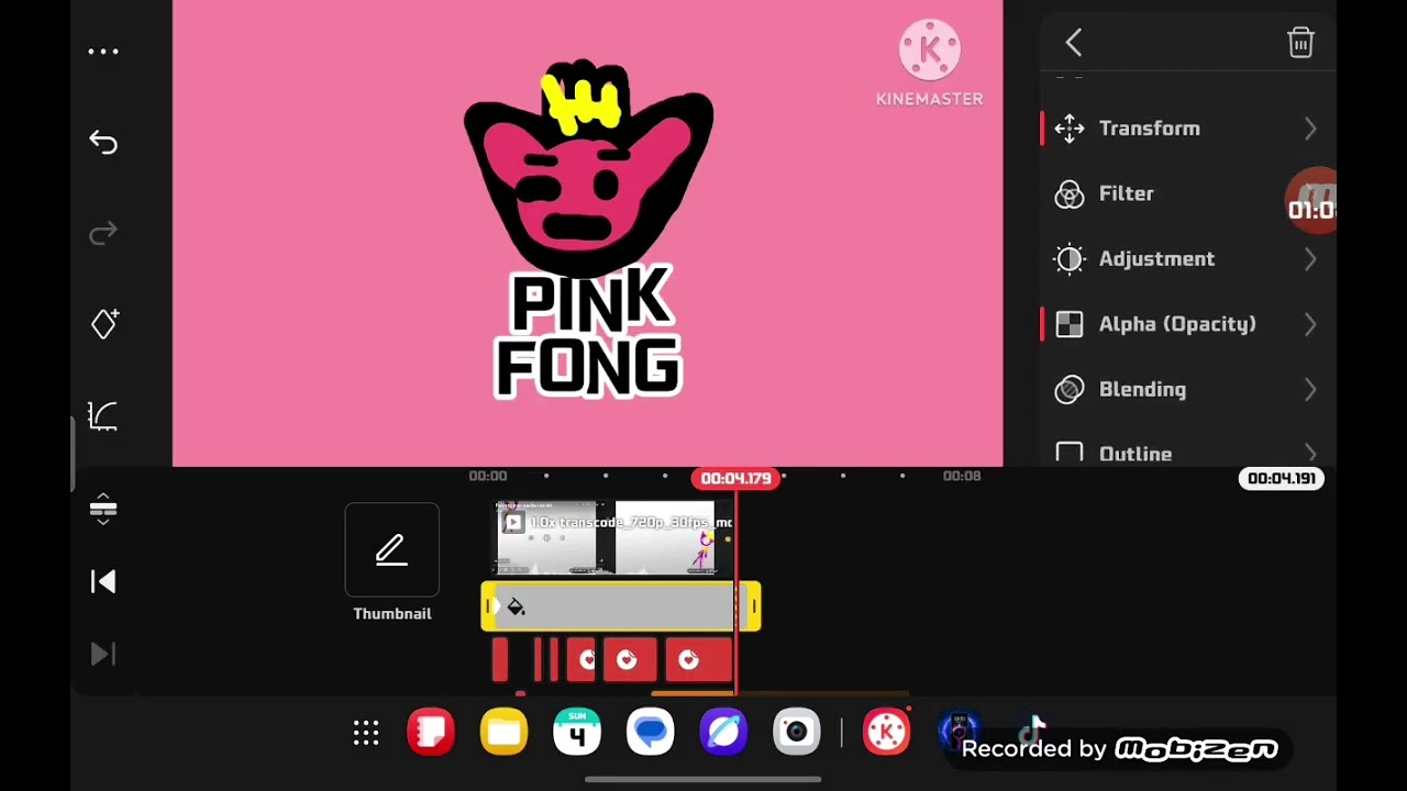 Pinkfong logo remake in 4x speed