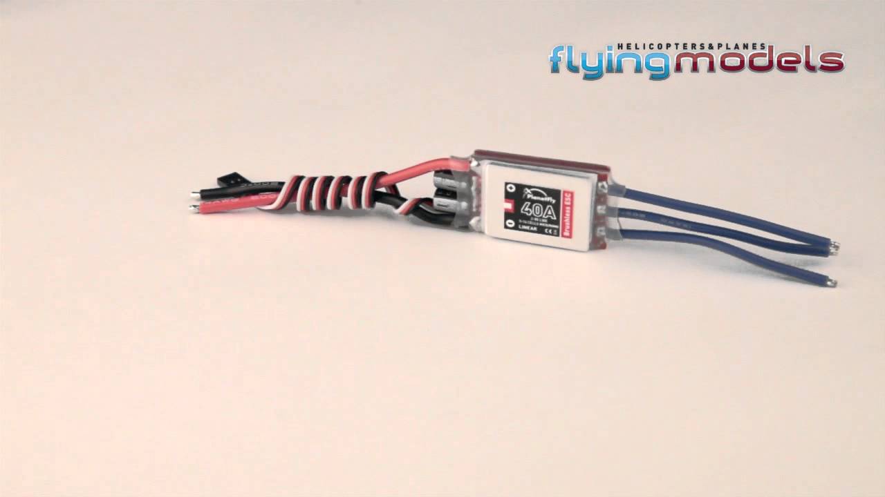 www.FlyingModels.eu - PlanetFly Linear ESC 40A for Brushless motor
