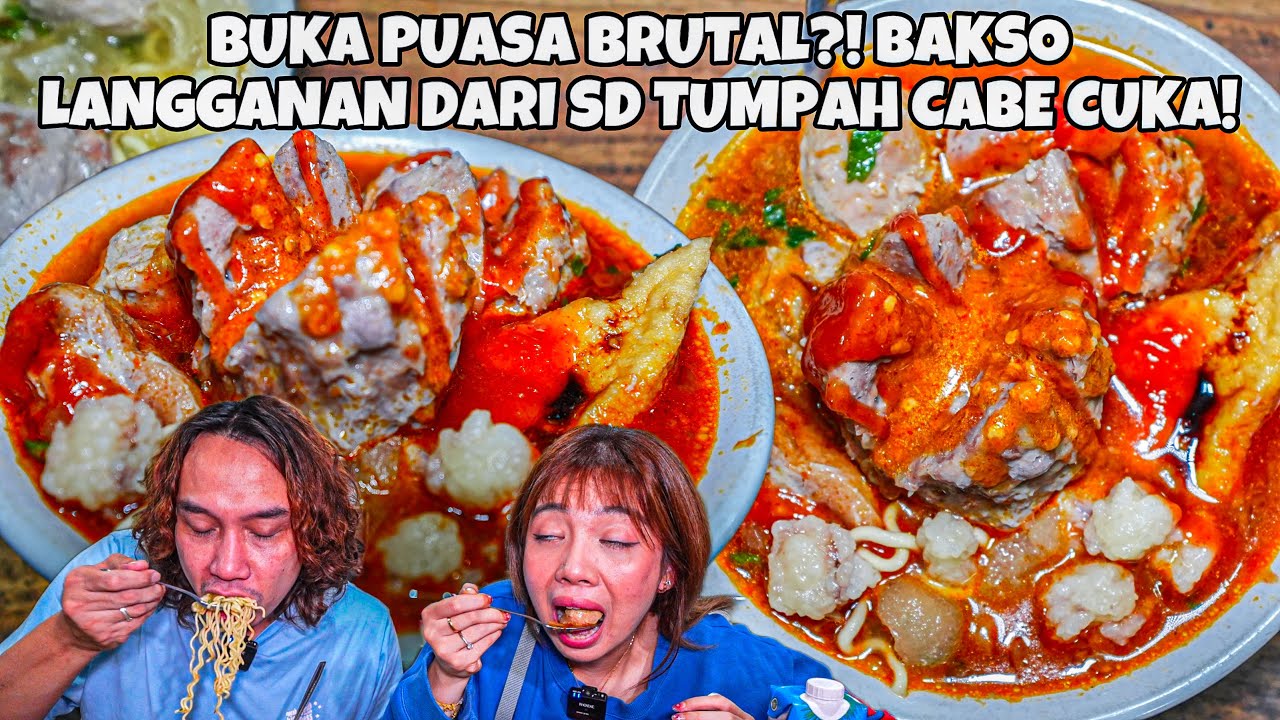 NYIKSA DIRI?! BUKA PUASA PAKE RACIKAN MAUT! BAKSO LANGGANAN AKU DARI MASIH SD! GERENJEL URAT + TAHU!