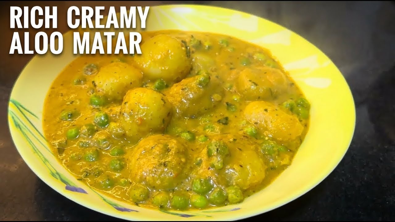 Restaurant-Style Dum Aloo Matar at Home 😋