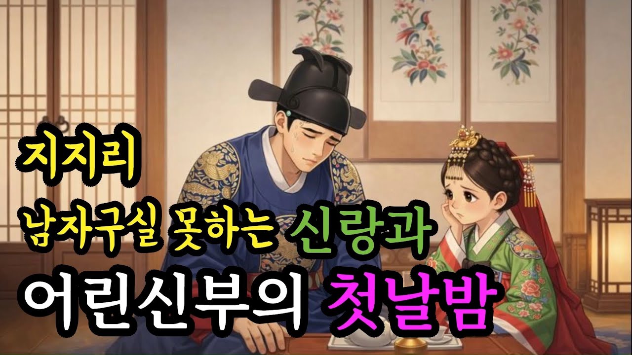지지리 남자구실 못하는 신랑과 어린신부의 첫날밤|야담,민담,전설,설화,옛날이야기,오디오북