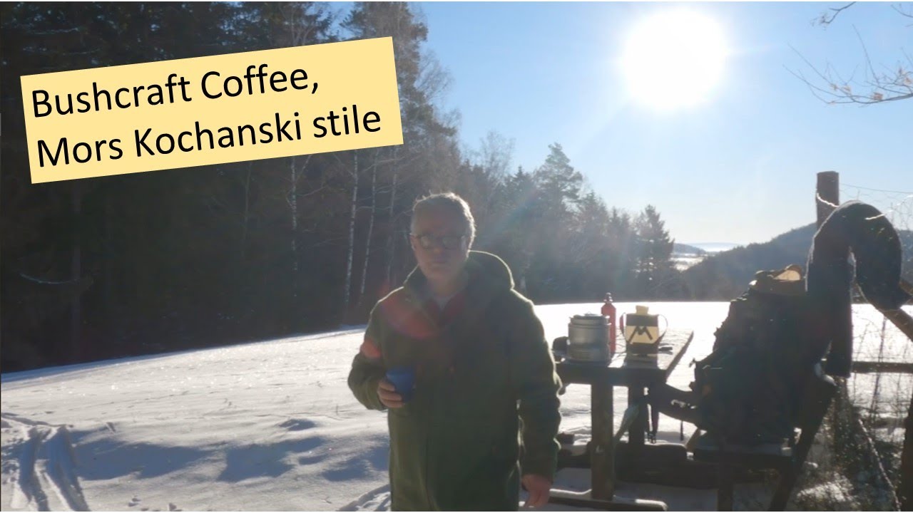 Preparing and celebrating Bushcraft Coffee, Mors Kochanski stile