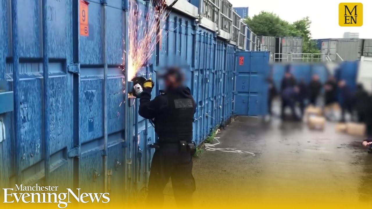 GMP raid storage containers where counterfeit goods 'worth MILLIONS' are being kept