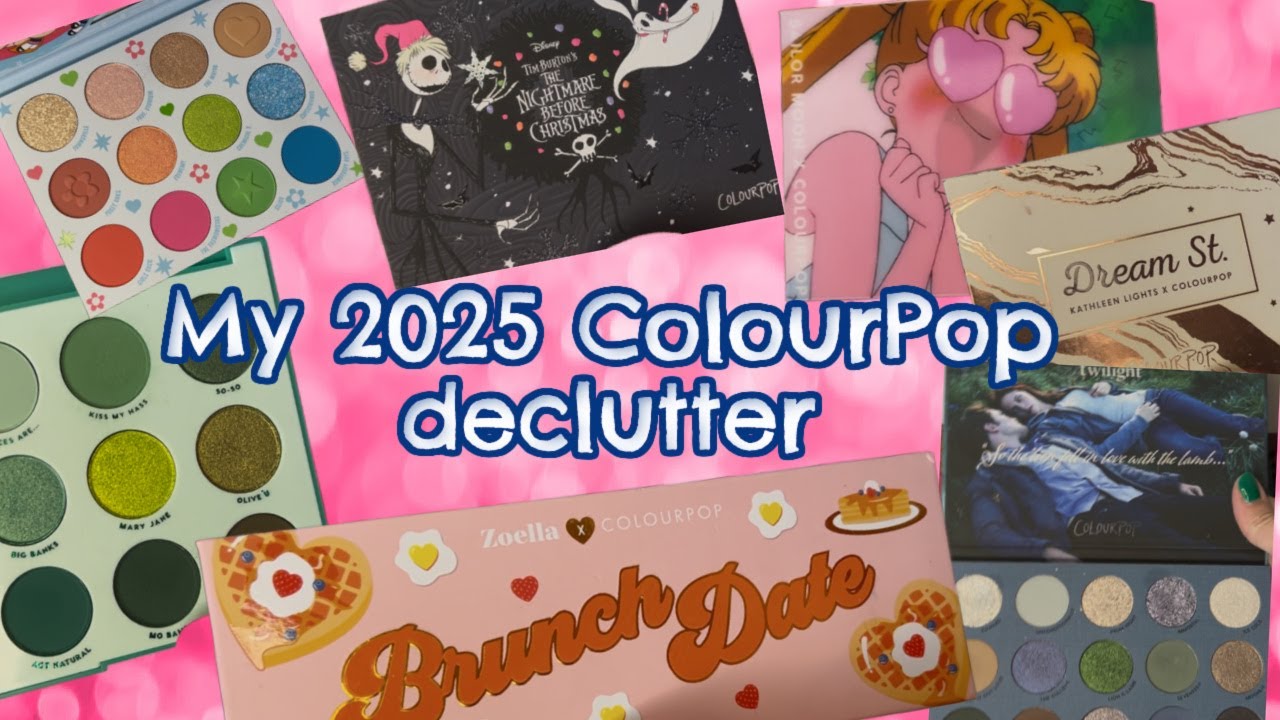 COLOURPOP EYESHADOW DECLUTTER! Can we get rid of 1/3???