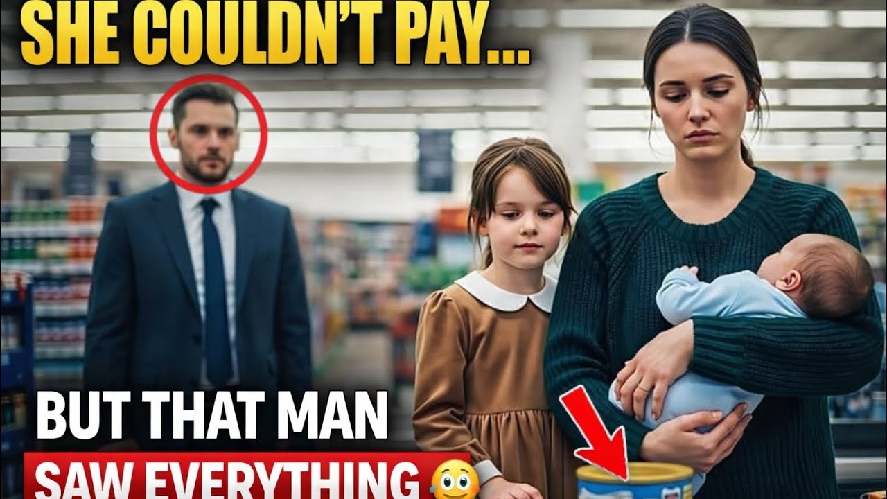 She Couldn’t Pay for Baby Milk… But That Man Saw Everything 😳