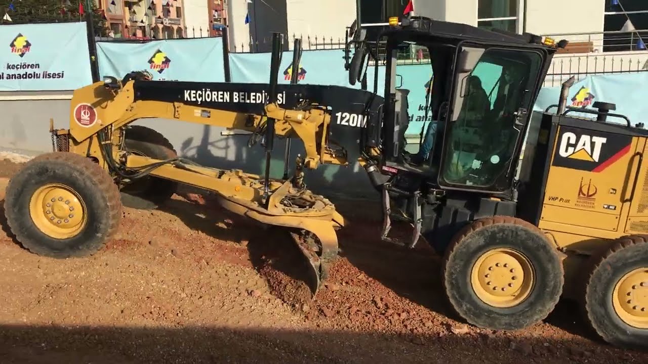 CAT 120 M GREYDERLE MALZEME SERME