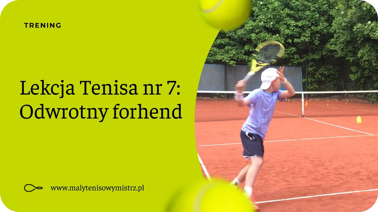 Lekcja tenisa nr 7 - Odwrotny forhend (Inside Out Forehand Drill)