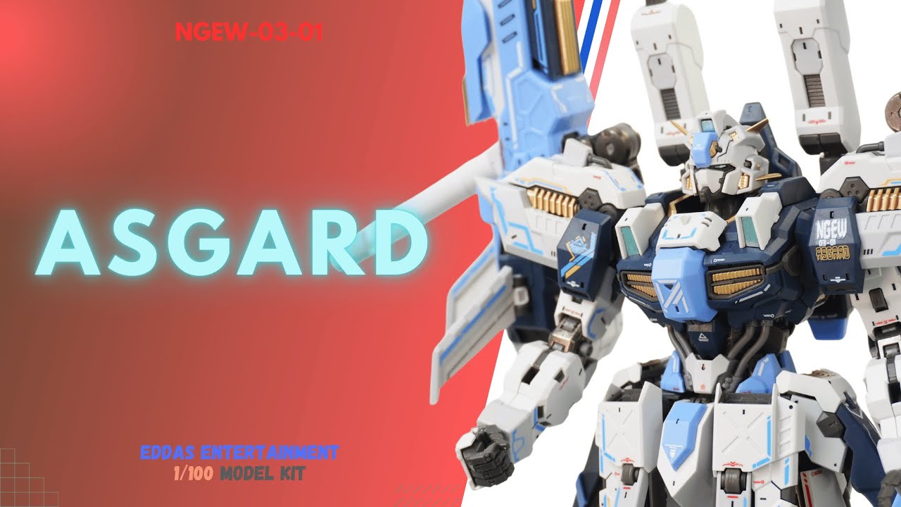 [Review] EDDAS MG 1/100 Asgard Model kit (Metal frame inner)