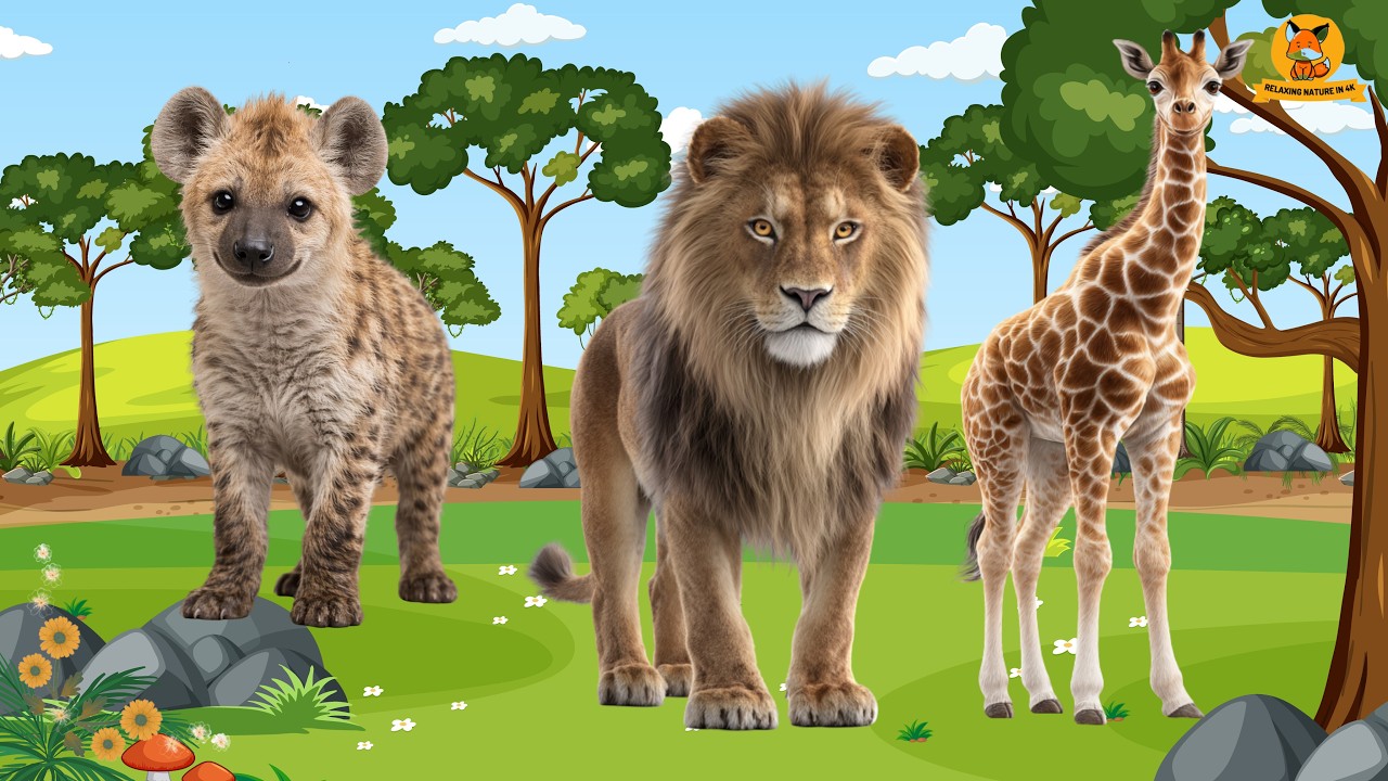 Adorable Moments of Animals: Hyena, Lion, Giraffe, Koala, Coyote, Lemur – Animal Videos