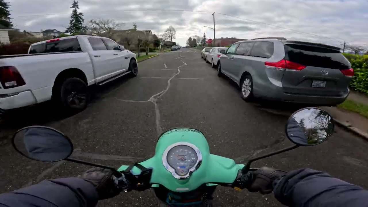 Genuine Buddy 125 Neighborhood Ride to Subway - GoPro 13 