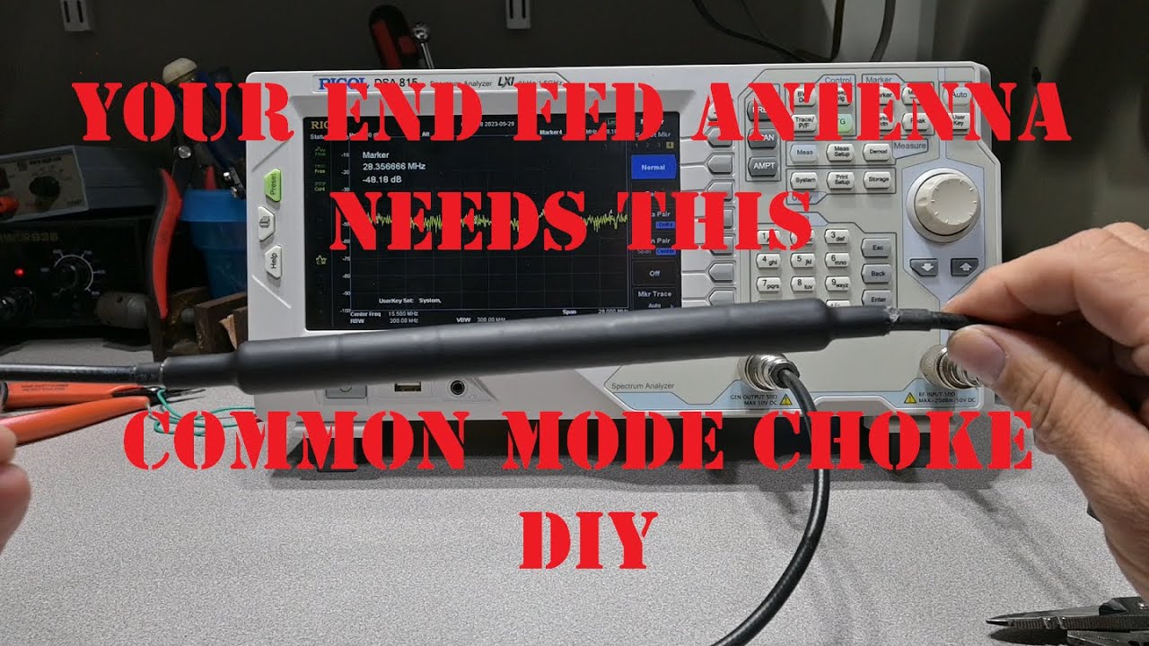 Building a 1:1 common mode coax feedline choke Ham Radio DIY Save money do it yourself