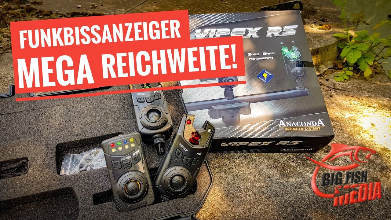 Unboxing & Gewinnen: Funkbissanzeiger-Set mit Mega-Reichweite | Anaconda Vipex RS