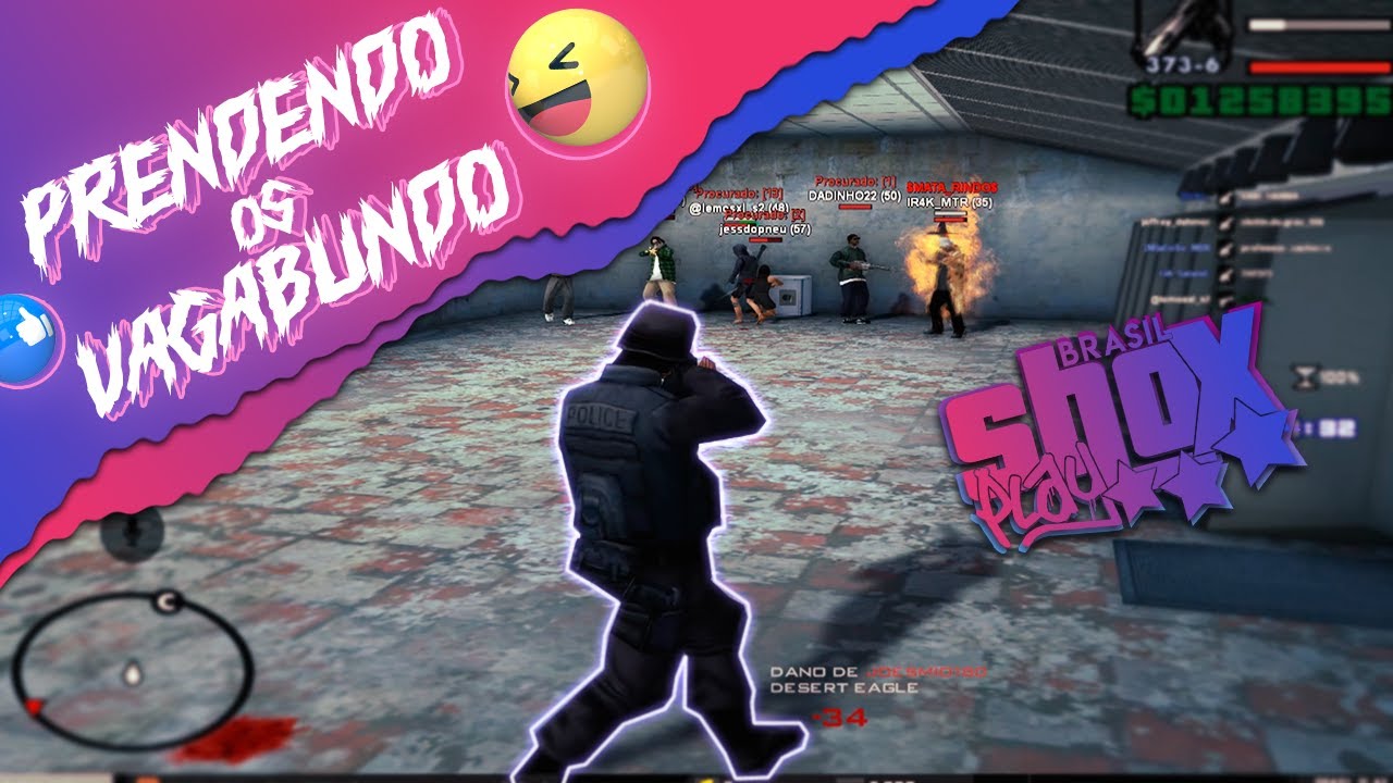 Voltei no BRASIL PLAY SHOX depois de MESES e prendi uns V4GABUND0S