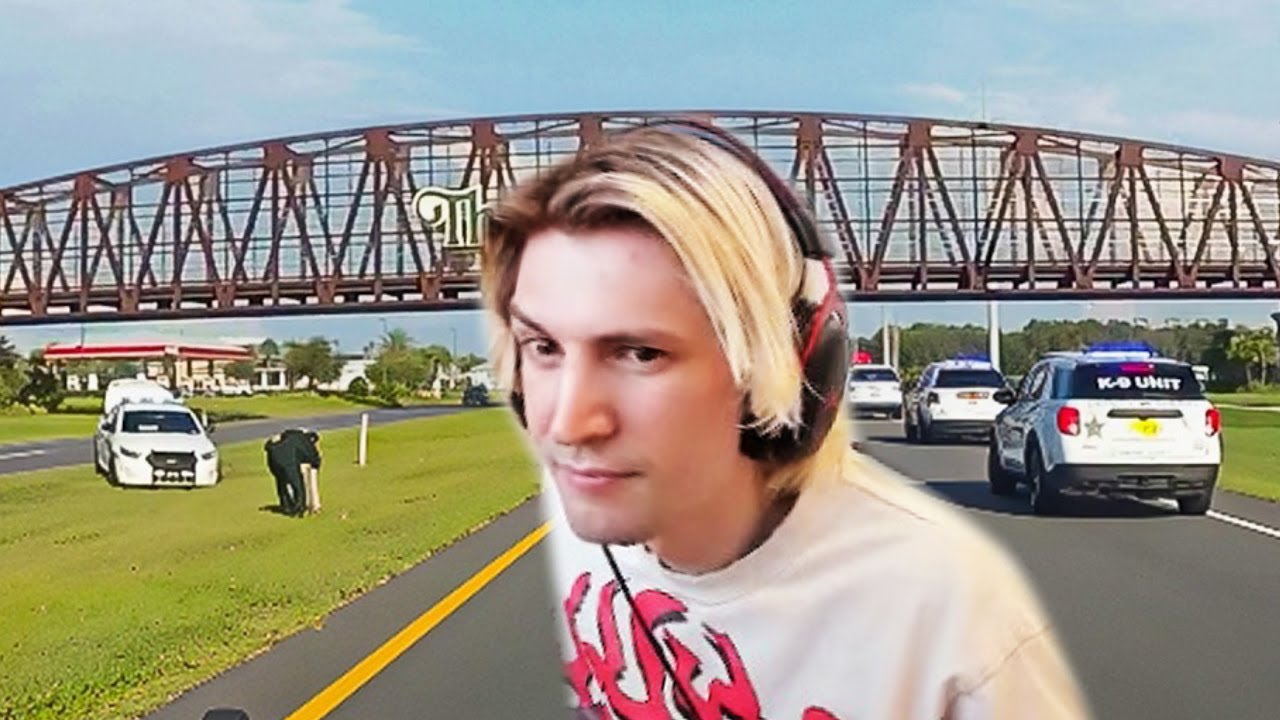 Stolen Car Leads to 5-Star Wanted Level Chase | xQc Reacts