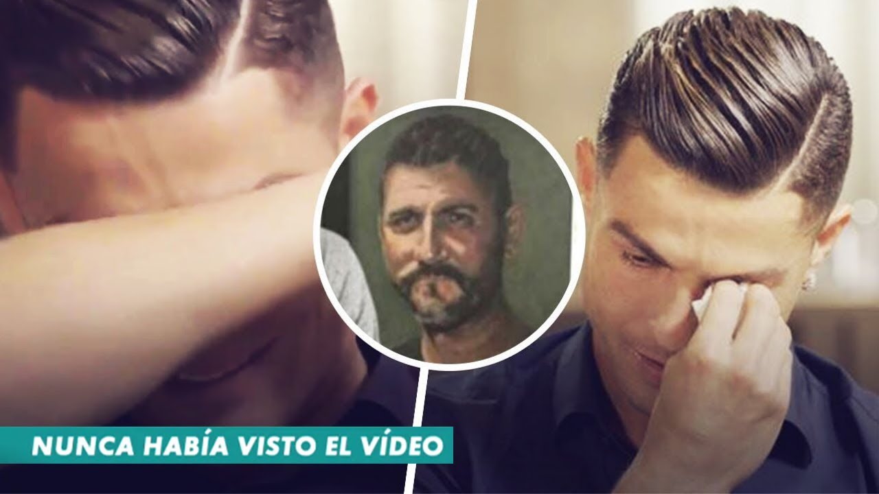 Cristiano no pudo contener las lágrimas al ver un video de su padre