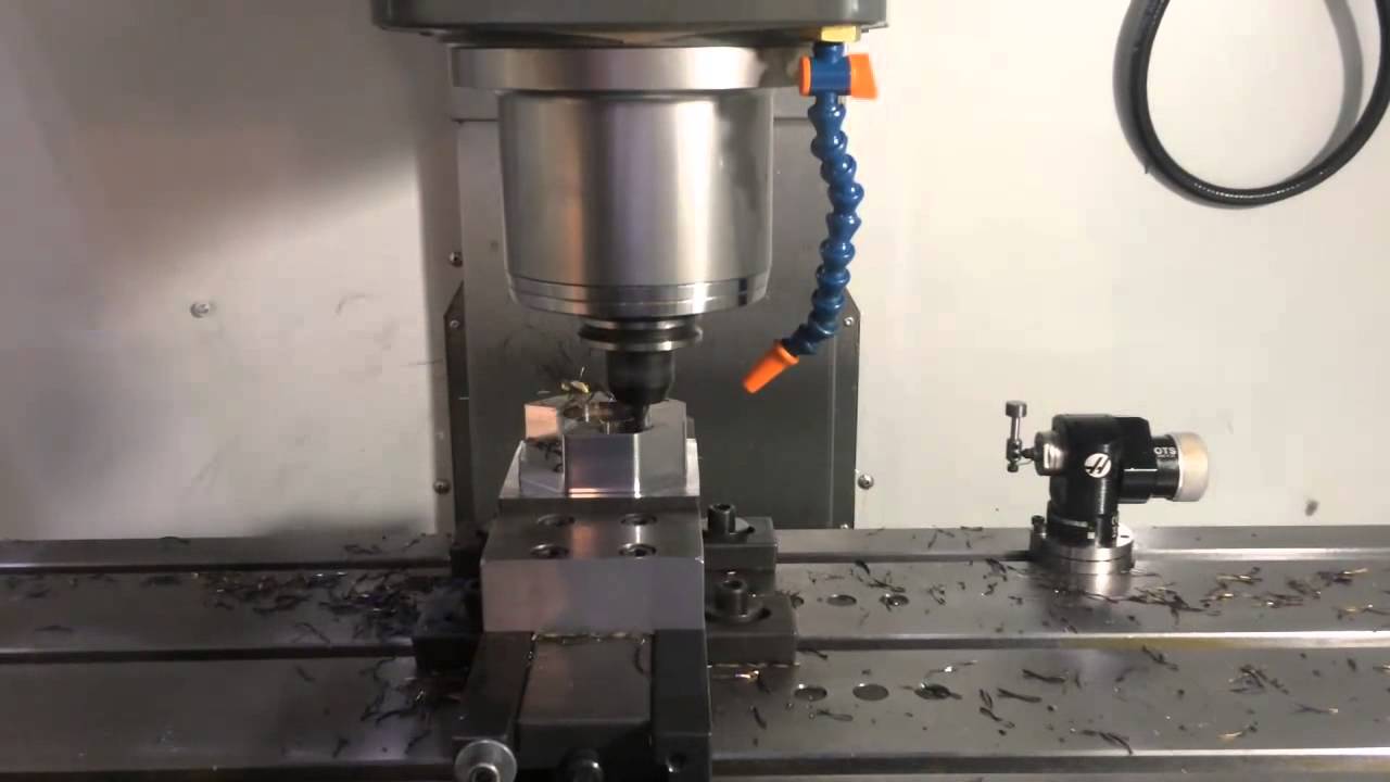 Haas Super Mini Mill Nortec2014 programmiert mit iMachining von SolidCAM