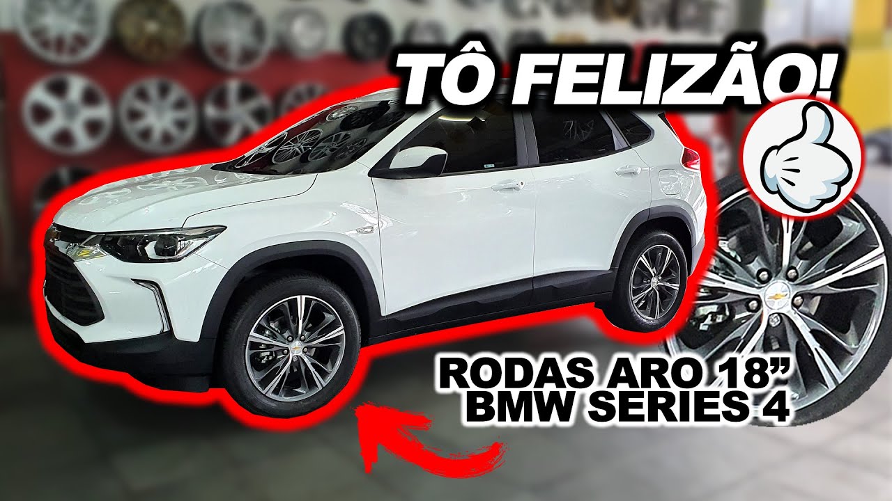 COLOQUEI ARO 18 NA MINHA TRACKER 1.0 TURBO 2021 | RODAS DA BMW SERIES 4