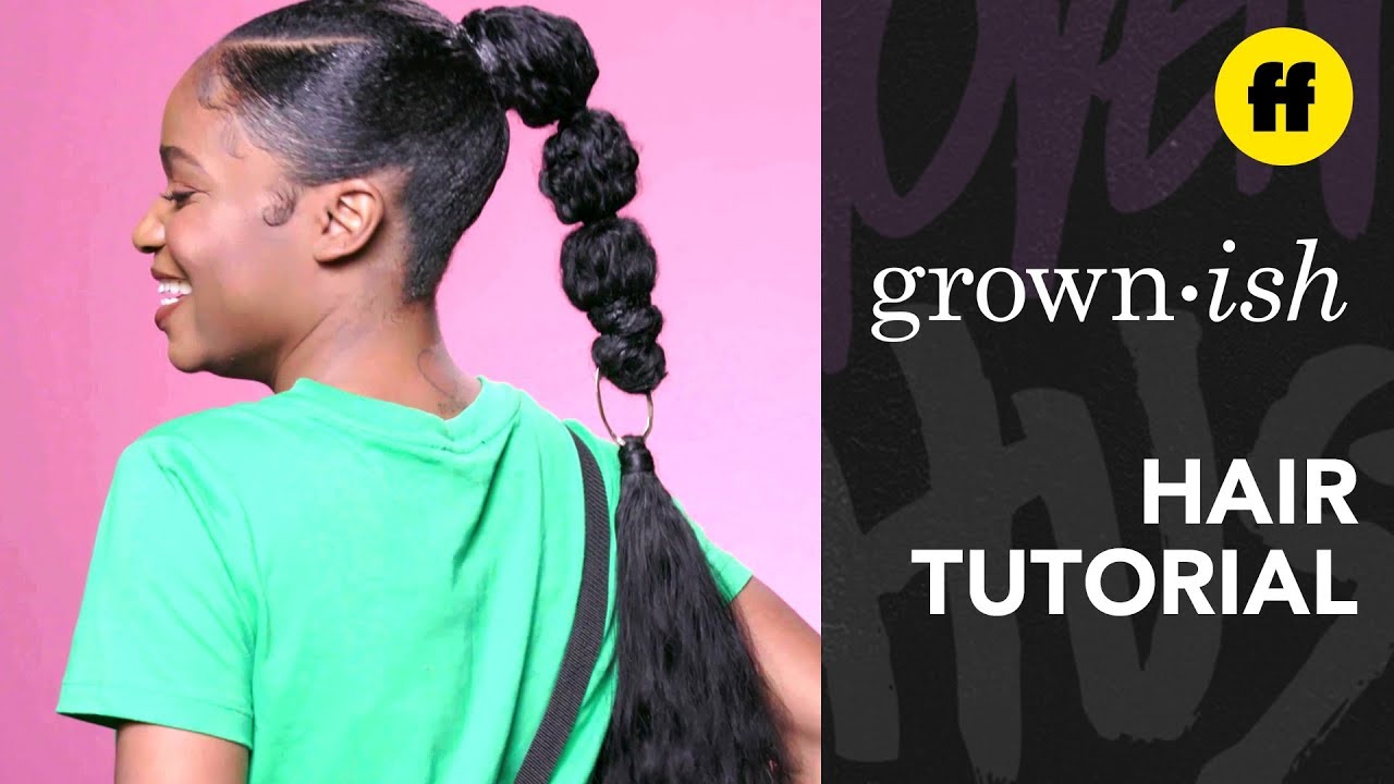 grown-ish | Hair Tutorials: Bubble Ponytail | Freeform