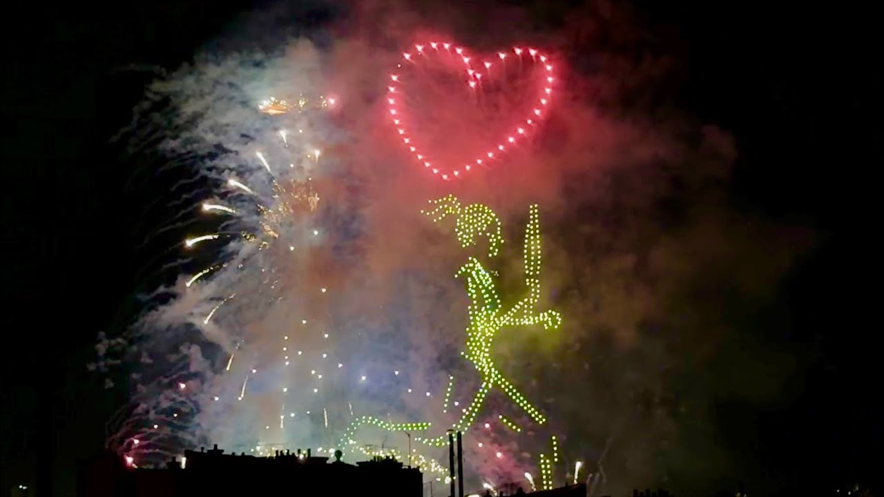 LIVE Paris France Bastille Day  2024 - Fireworks and Drone Display - France National Day