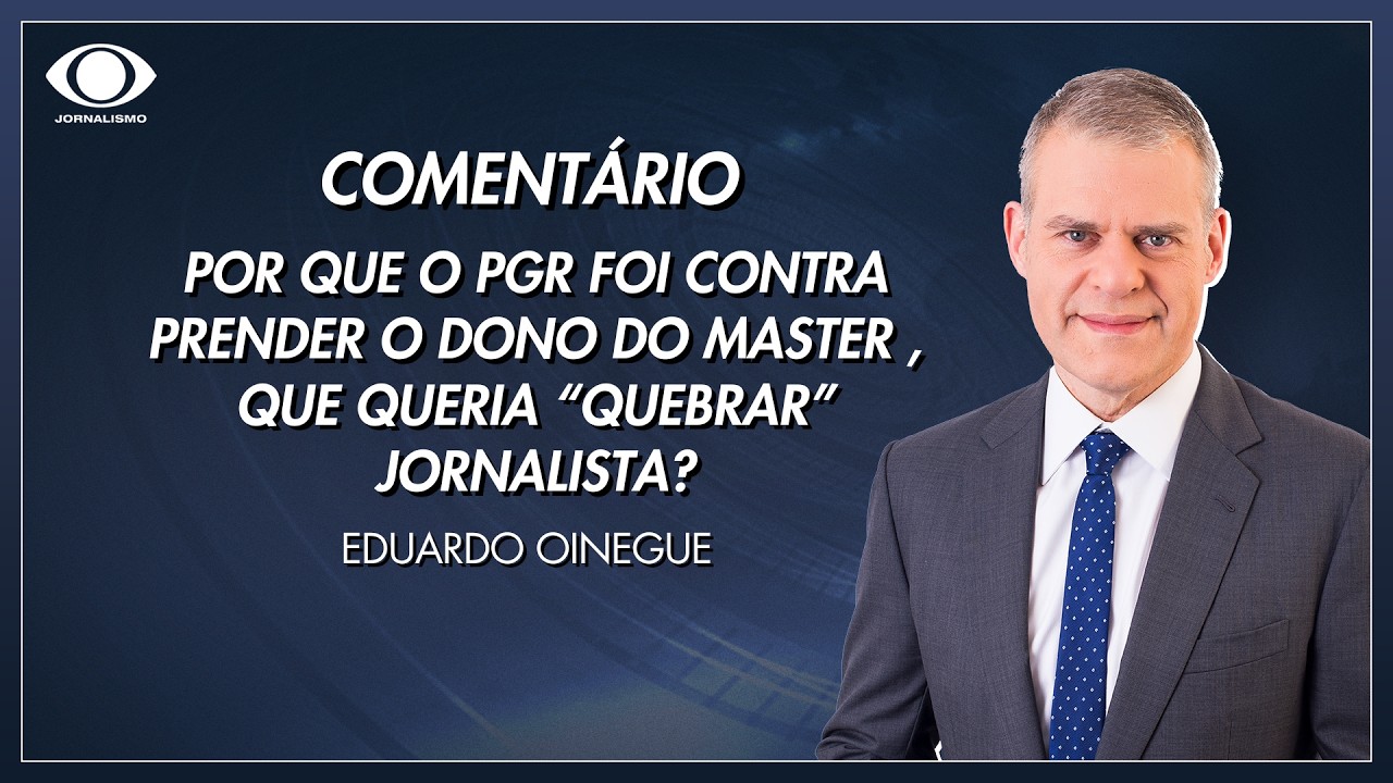 Oinegue: Por que o PGR foi contra prender o dono do Master? | Jornal da Band