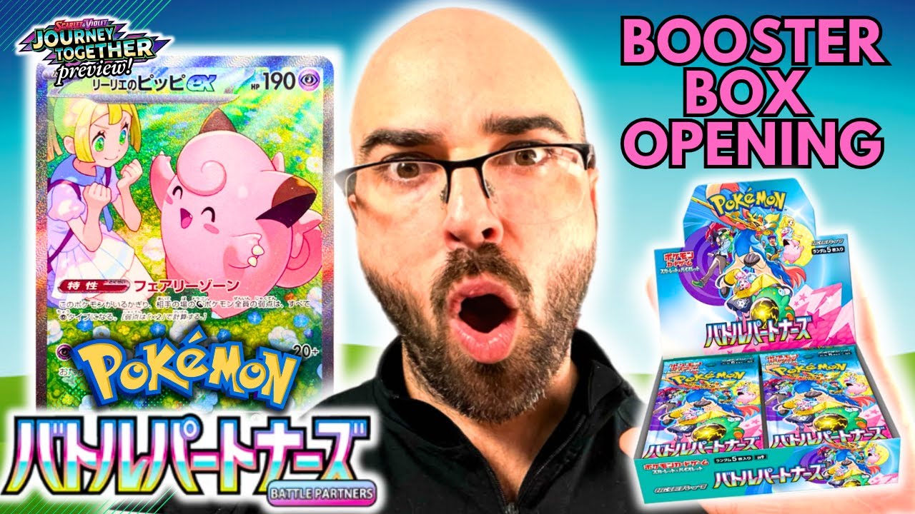 Partner Up! Opening a BRAND NEW Battle Partners Booster Box of Pokémon Cards