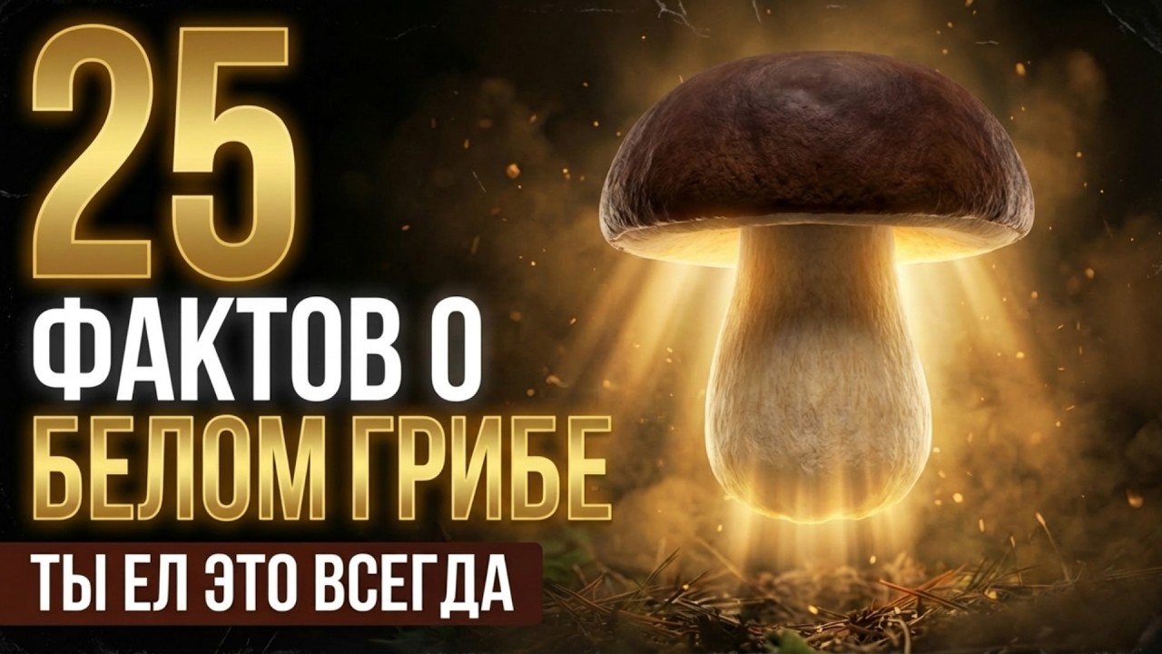 Наука нашла то чего не ожидал никто! 25 фактов о белом грибе