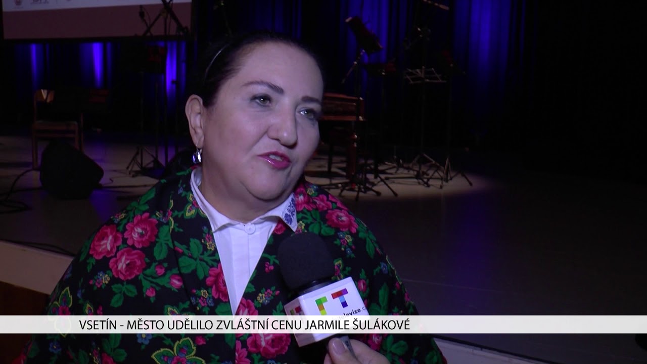 Vsetín udělil Jarmile Šulákové zvláštní cenu in memoriam