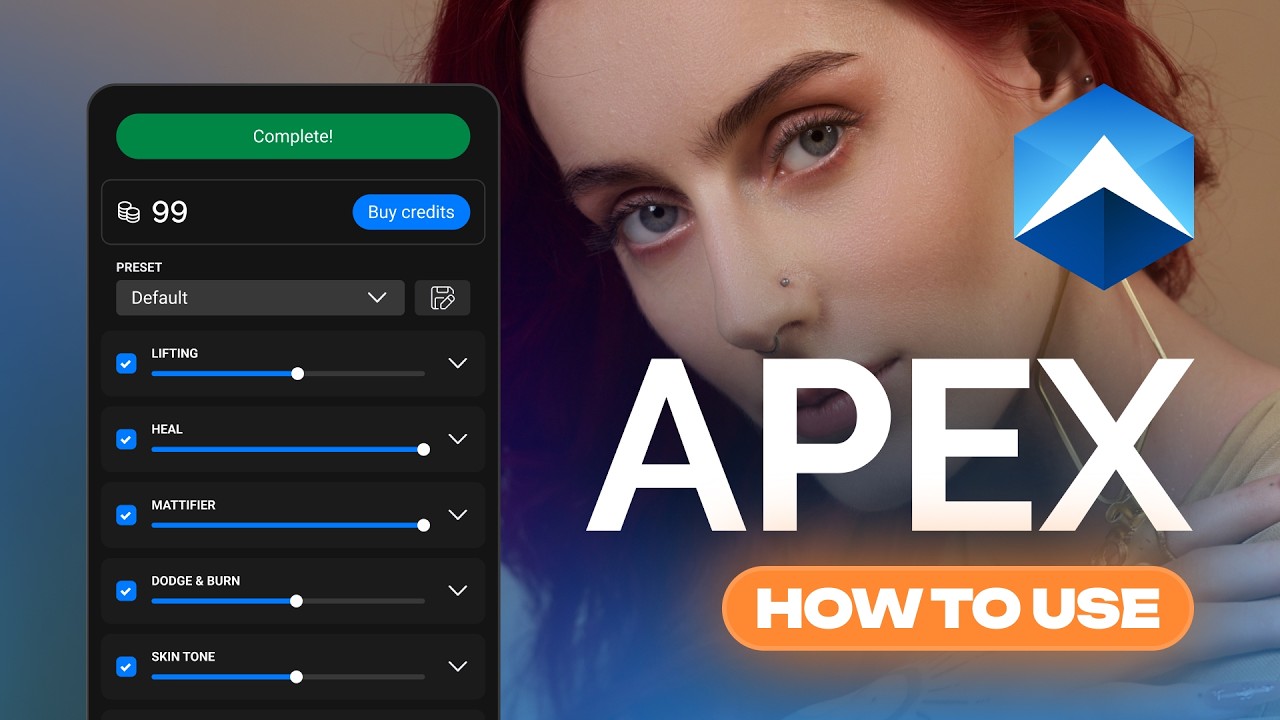 Retouch4me Apex — ИИ плагин для ретуши в один клик для Photoshop | Полный обзор