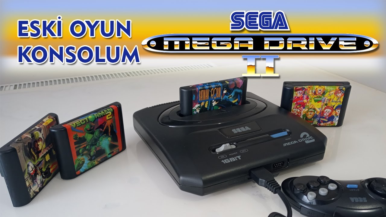 Sega Mega Drive 2_inceleme_test Old game console