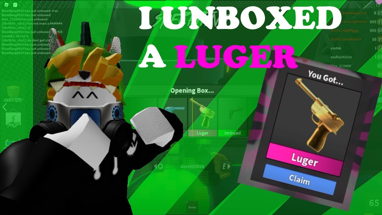 I UNBOXED A GODLY LUGER!!! | Common To Chroma #7 (Roblox MM2)