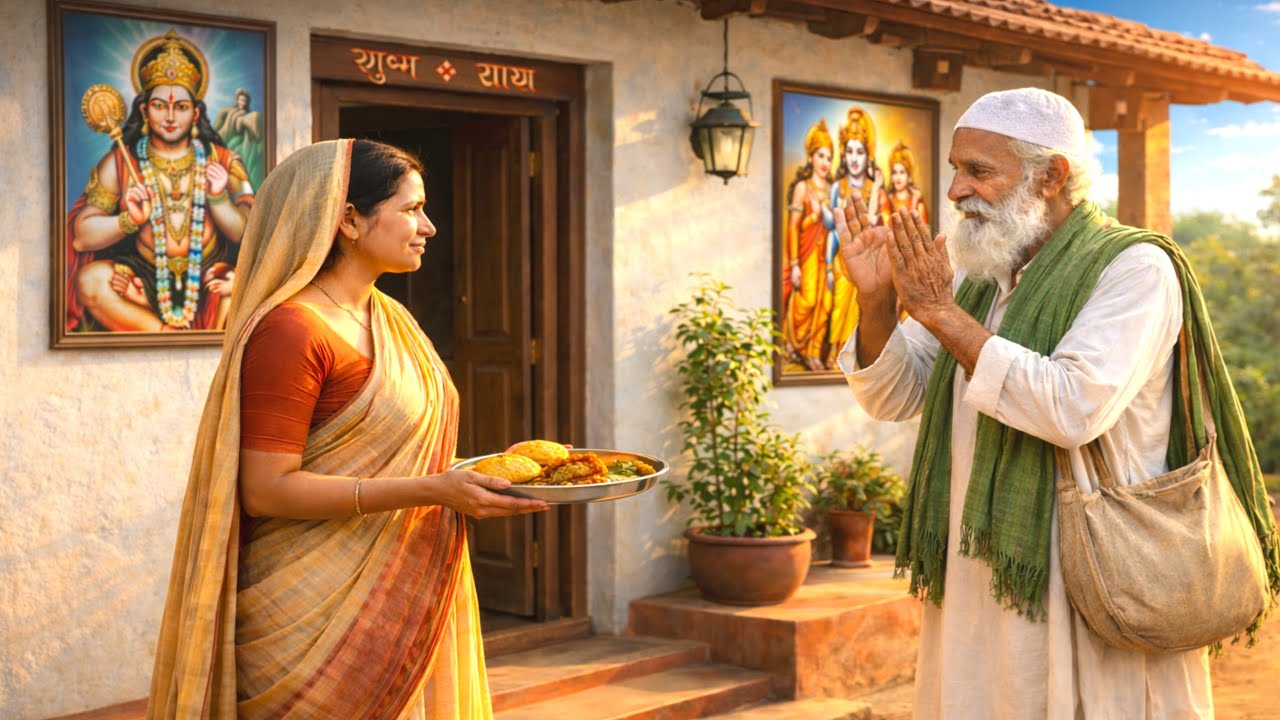 एक मुस्लिम फ़कीर रोज़ हिंदू के घर खाना मांगने आता था… एक दिन हिंदू ने जो किया, इंसानियत जीत गई