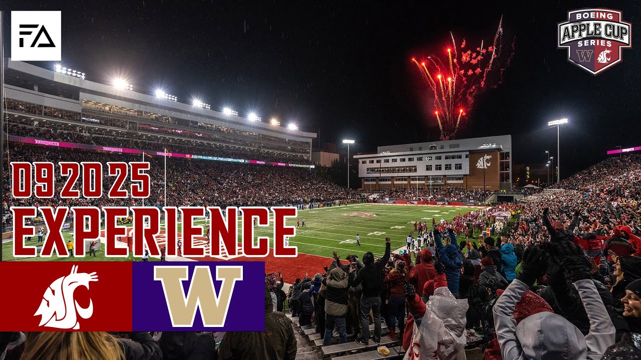 Washington State Football Experience vs Washington 2025 (Apple Cup Live Crowd Atmosphere)