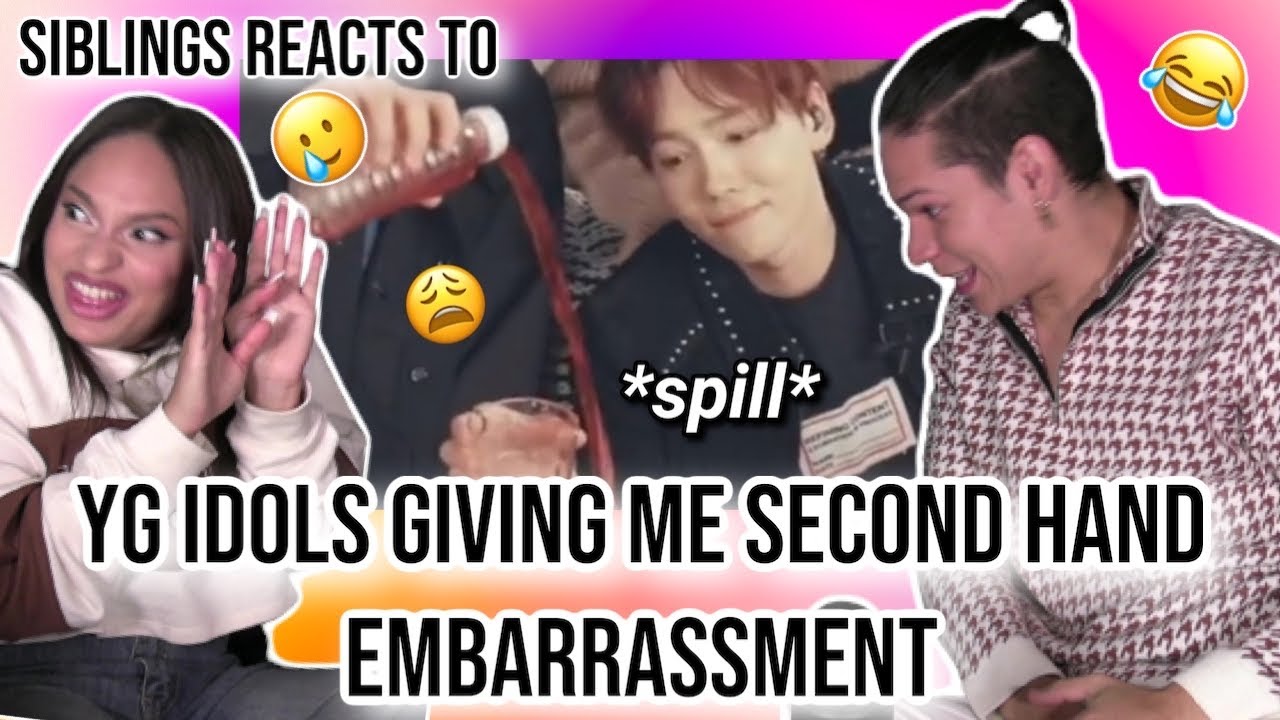 YG Artists are... UNIQUE 😂😭| Siblings react to 'YG Idols giving me second hand embarassment'
