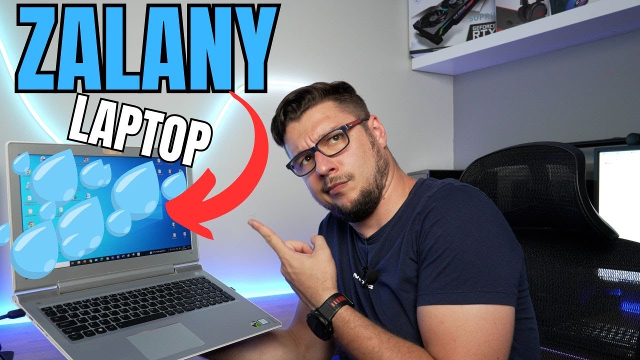 Naprawa laptopa po zalaniu 💦