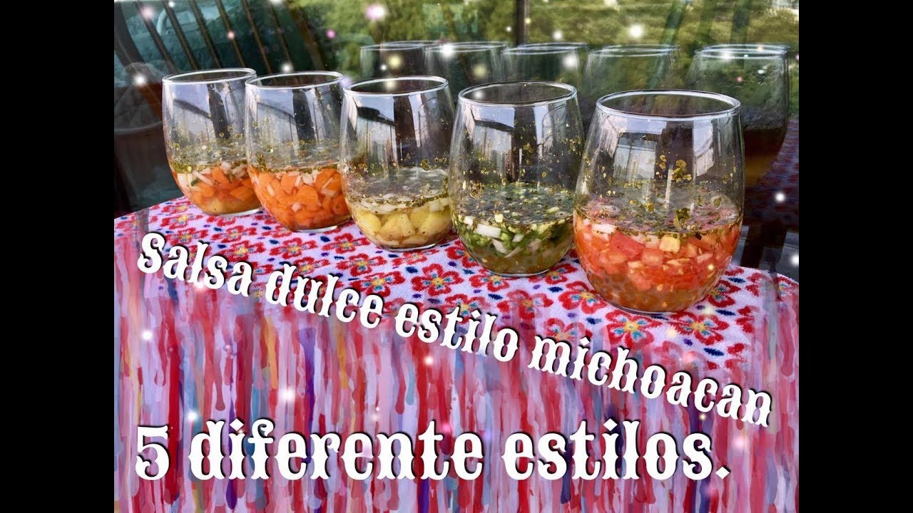 SALSA DULCE ESTILO MICHOACAN - Con Mucho Sabor