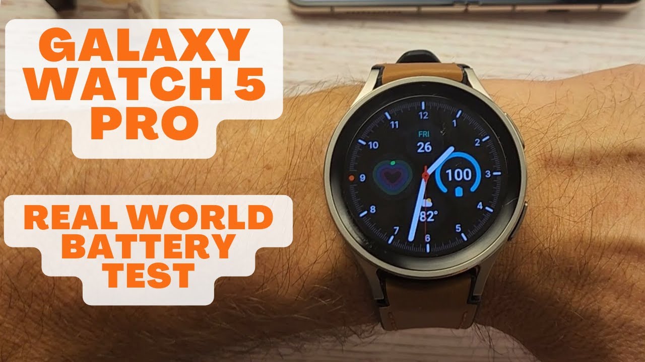 Galaxy Watch 5 Pro - Real World Battery Test