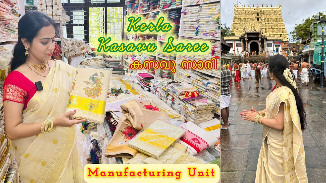 Authentic Balaramapuram Saree shopping || Kerala’s Handloom Saree||