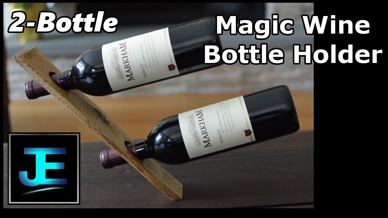 How To: Build a Double-Bottle Magic Wine Bottle Holder