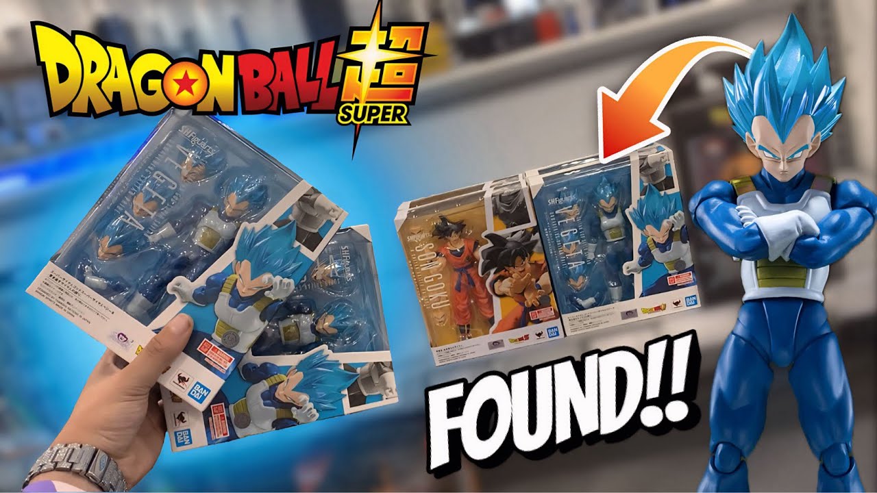 I FOUND SUPER SAIYAN BLUE VEGETA!! DRAGON BALL SH FIGUARTS FIGURE HUNT‼️