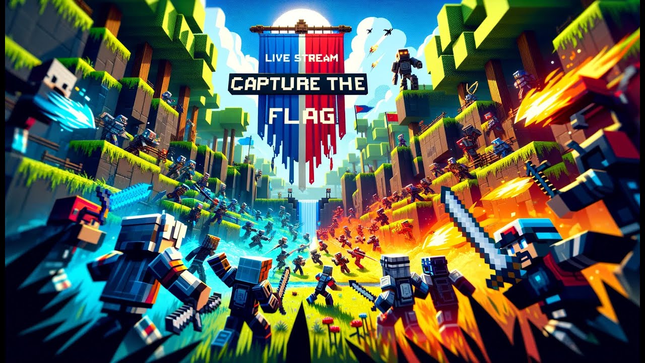 New Map!! Minetest CTF Live Stream!