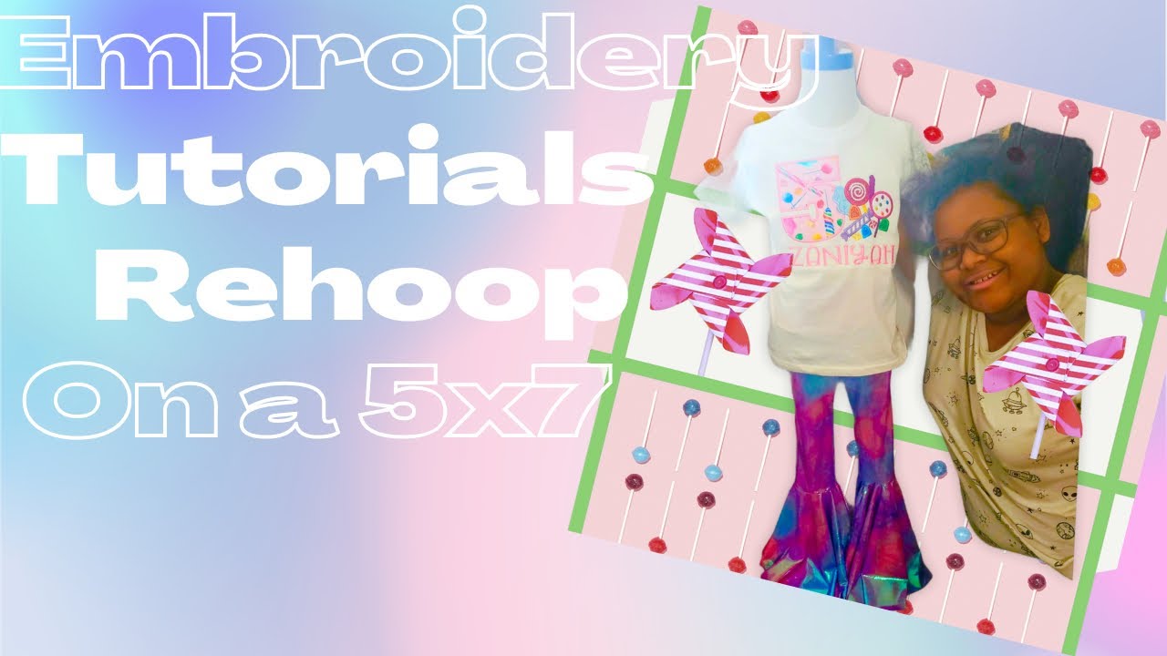 Embroidery Tutorials: Rehooping Designs on an Se1900