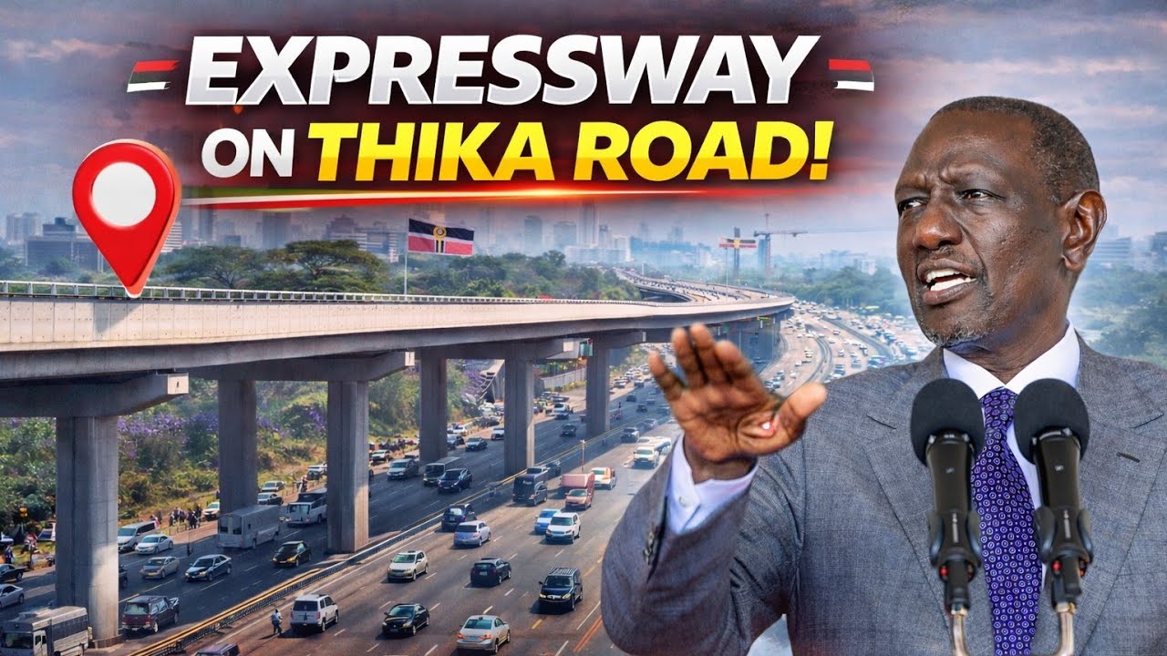 BREAKING NEWS! President Ruto ANNOUNCES New ExpressWay On Thika Road 