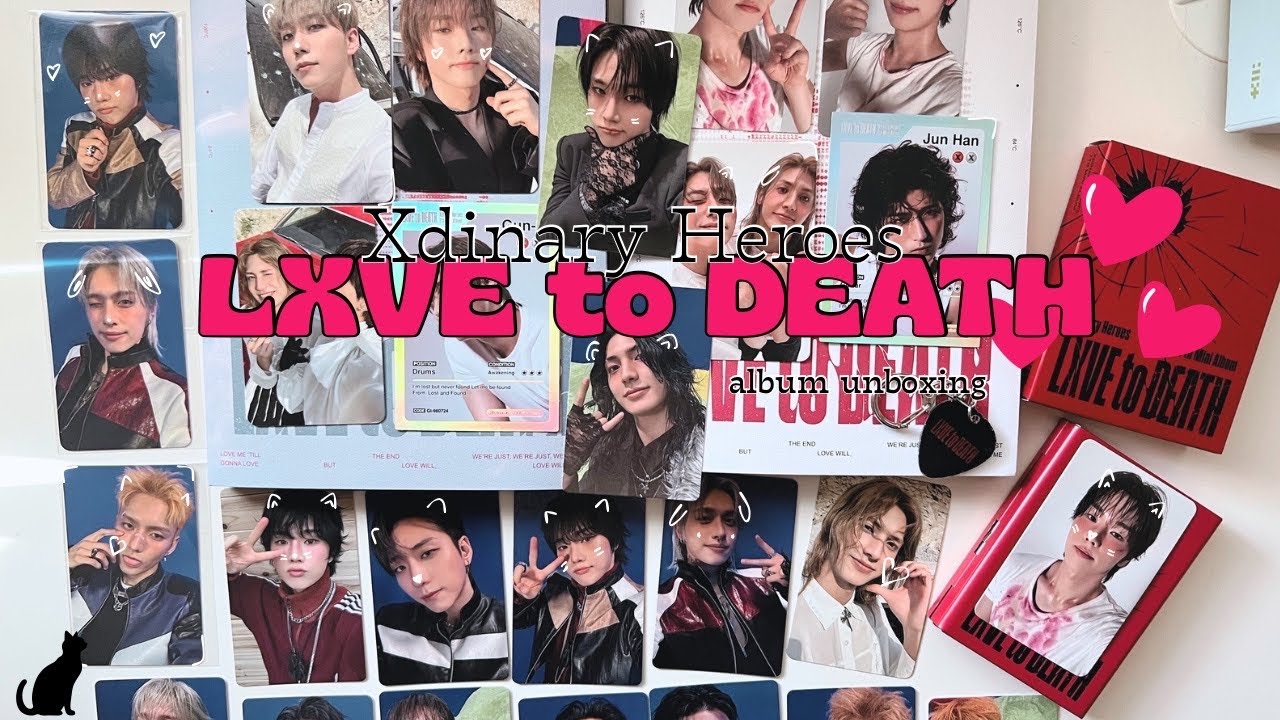 Xdinary Heroes LXVE to DEATH album unboxing 💔🥀