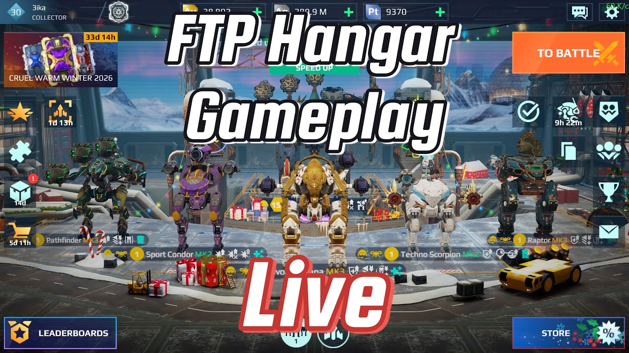 FTP Hangar | GamePlay | LiveStream | War Robots