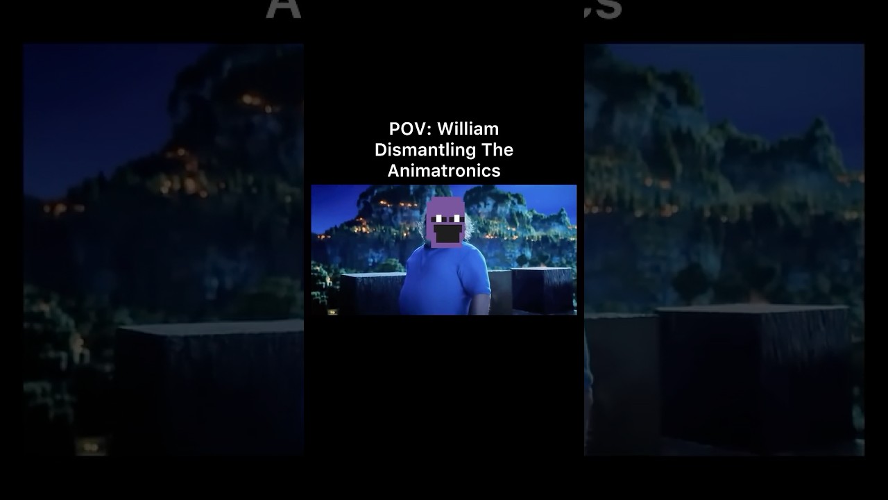 POV: William Dismantling The Animatronics #fnaf #meme #minecraft #steve #williamafton