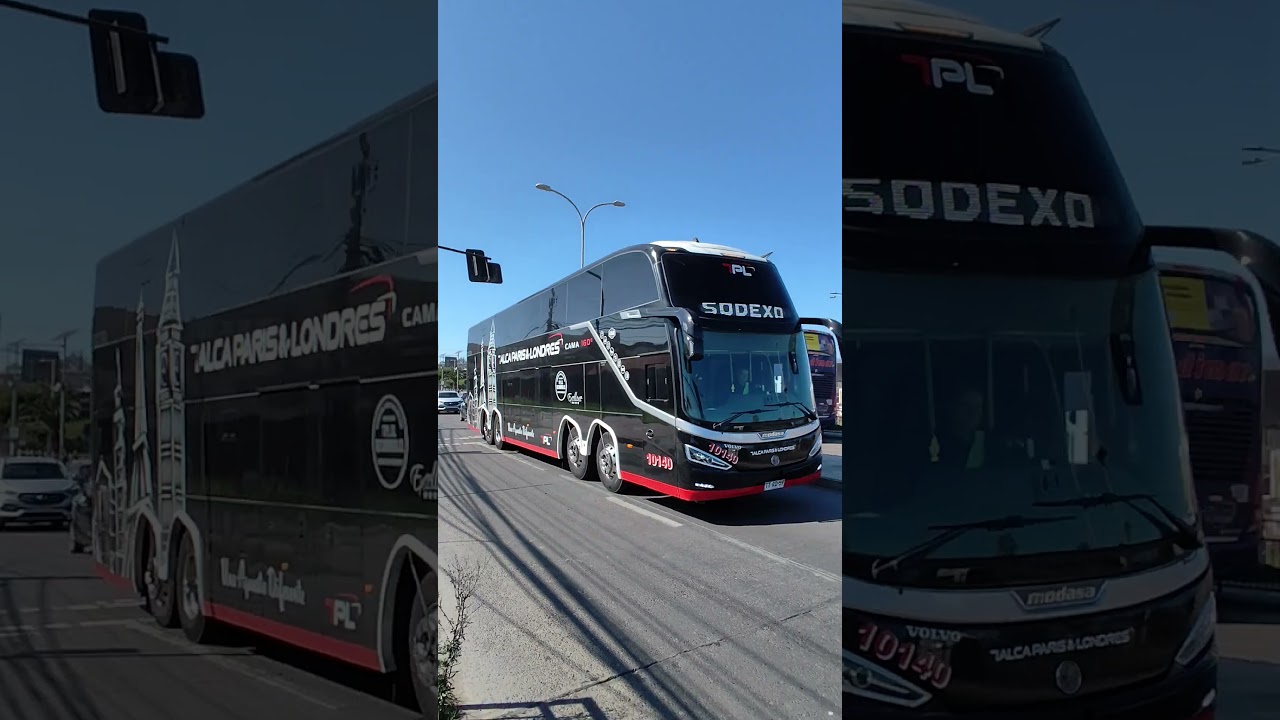 Modasa Zeus 5, Buses Talca Par&iacute;s y Londres,Volvo B450R ,salon cama.