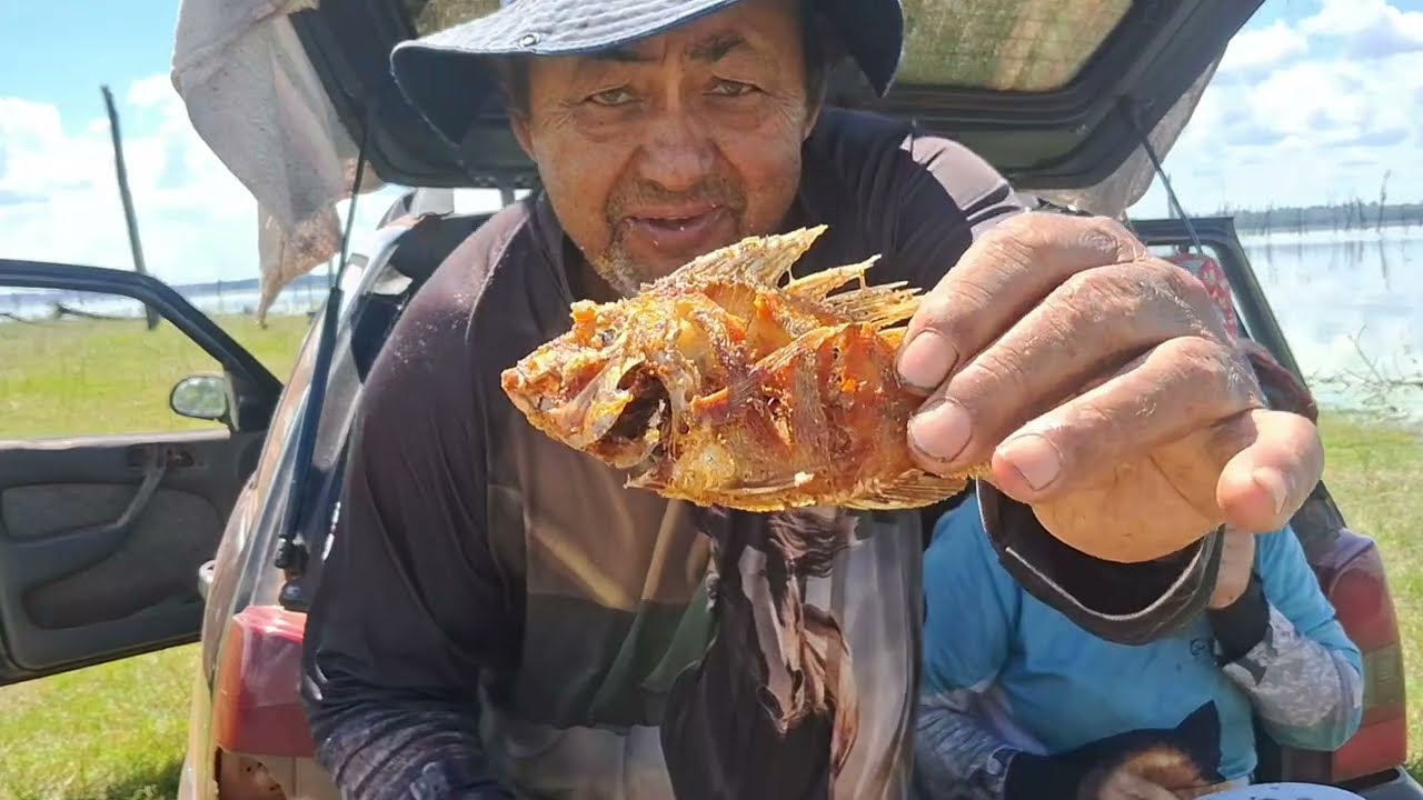 O melhor da pesca foi o frito 