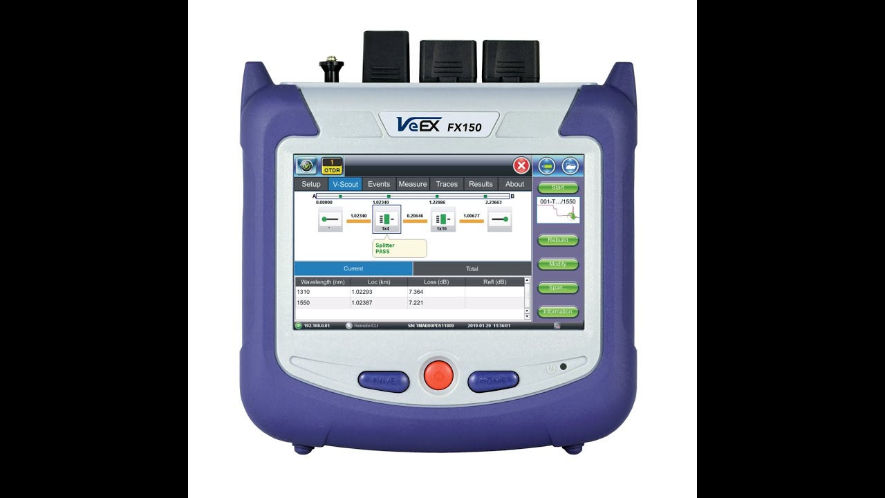 FX150+ OTDR GPON - Configuração Básica