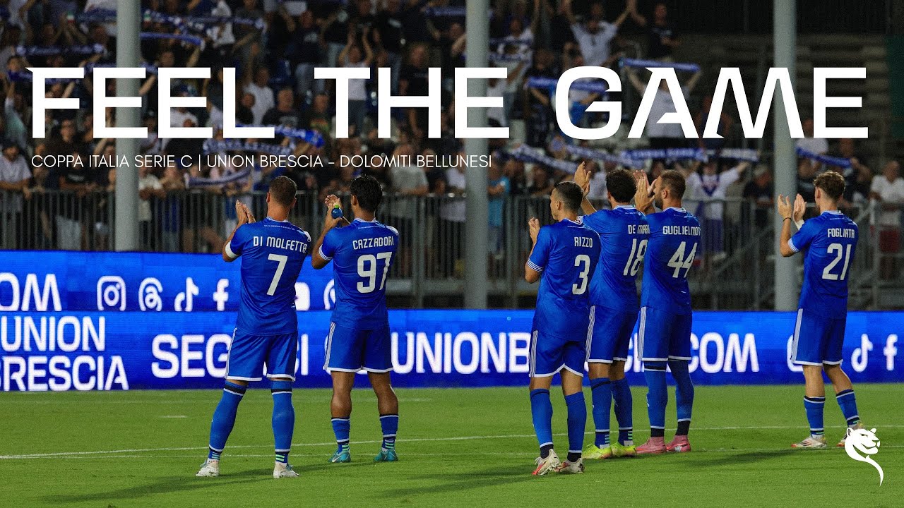 FEEL THE GAME: il film della partita di Union Brescia - Dolomiti Bellunesi