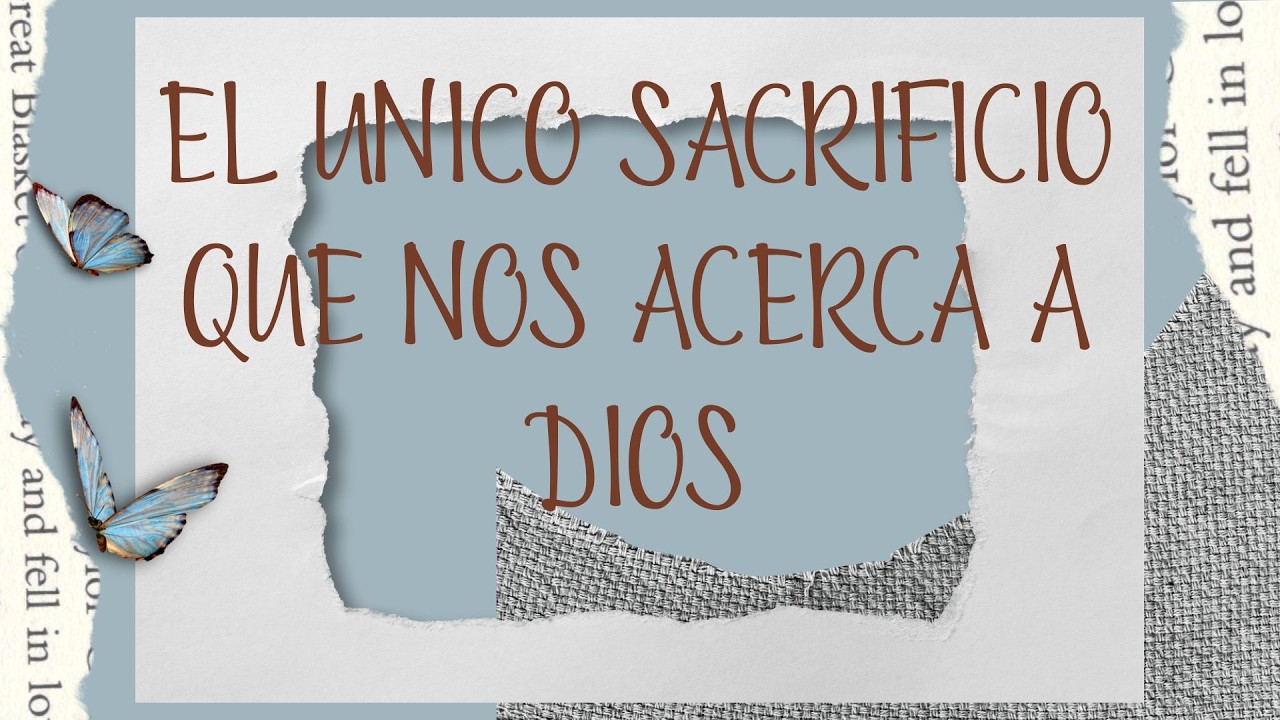 EL UNICO SACRIFICIO QUE NOS ACERCA A DIOS - PASTOR FRANCISCO VESGA